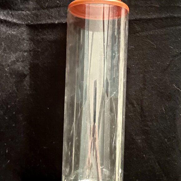 4 - Vintage Estate Tupperware Clear Push Button Lid Storage - Picture 2 of 12